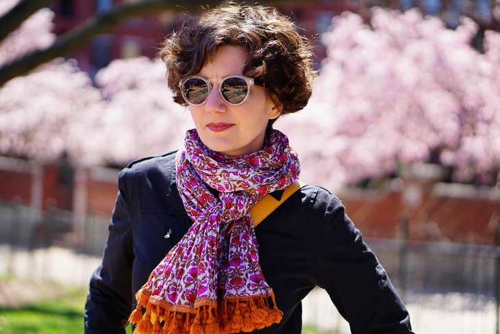 The scarf that elevates the zip code around it