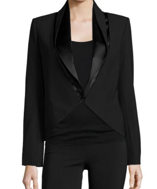 Halston Heritage Long-Sleeved Fitted Jacket