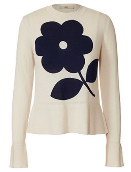 Orla Kiely Flower Intarsia Placement Sweater