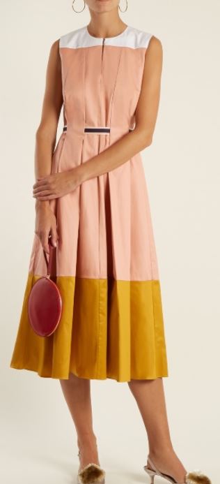 Roksanda Mariko Tri-colour Dress